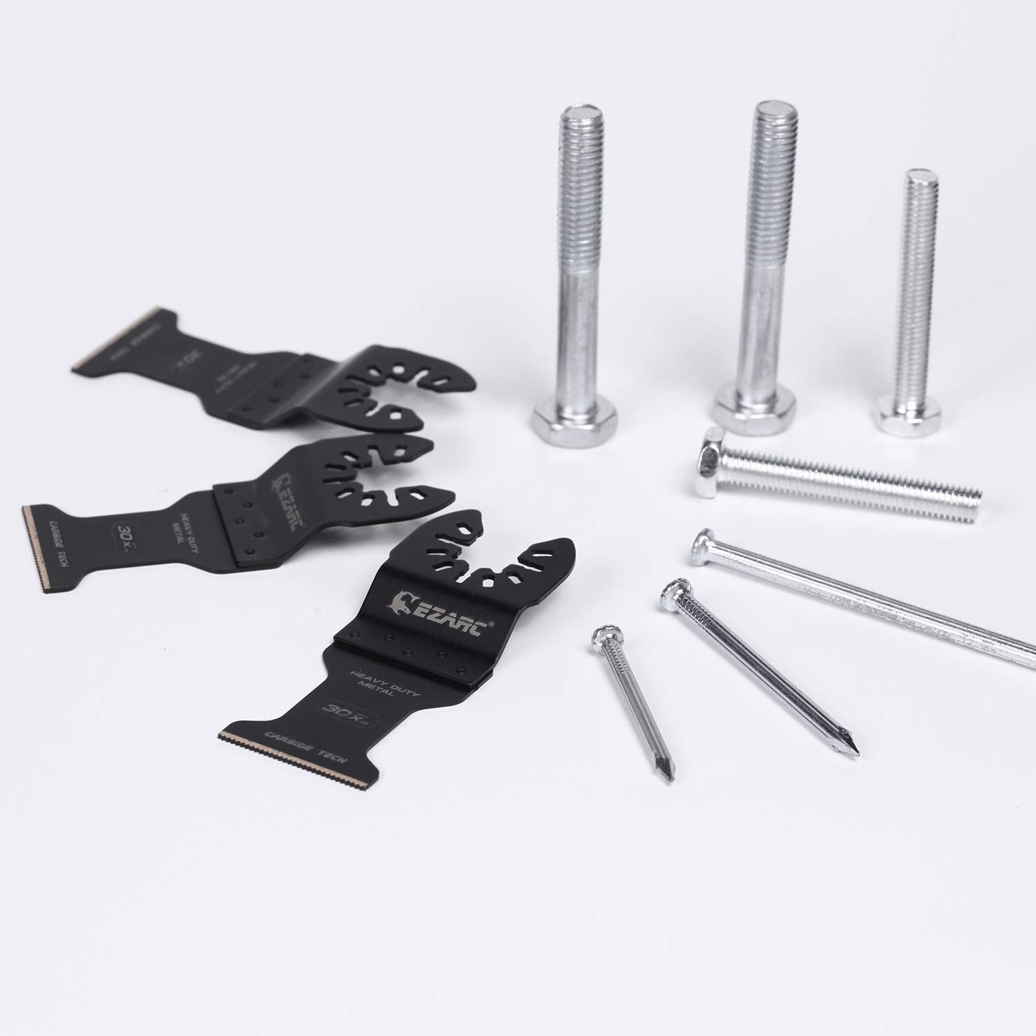 EZARC blade endures hardened materials like stainless steel.