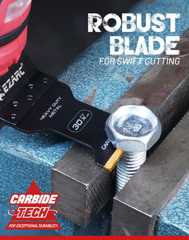 EZARC blade includes universal adapters for broad tool compatibility
