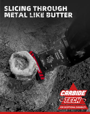 EZARC blade handles plasterboard and drywall cuts smoothly during renovations