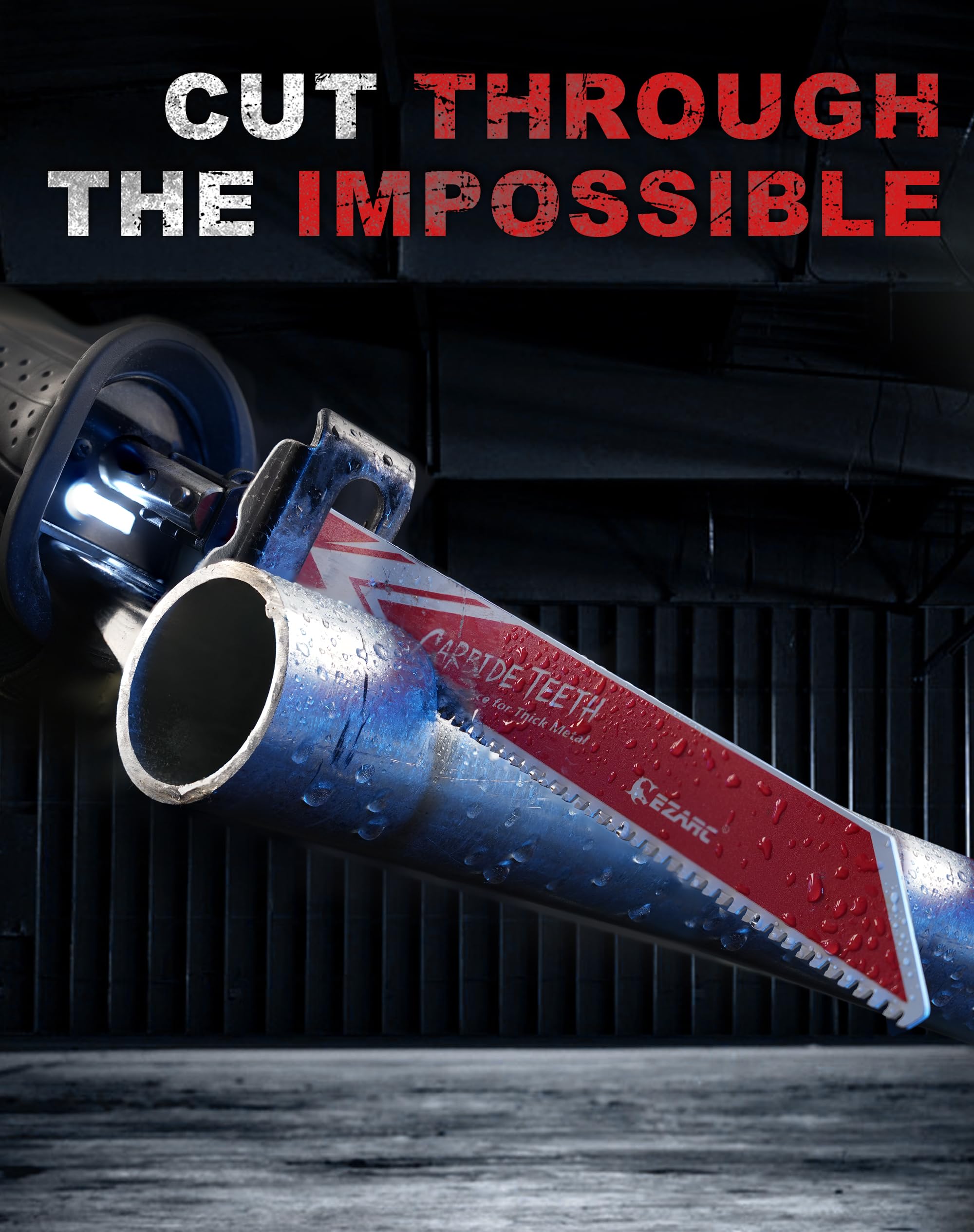 EZARC R978HM 8TPI blade cuts high-alloy steel with precision