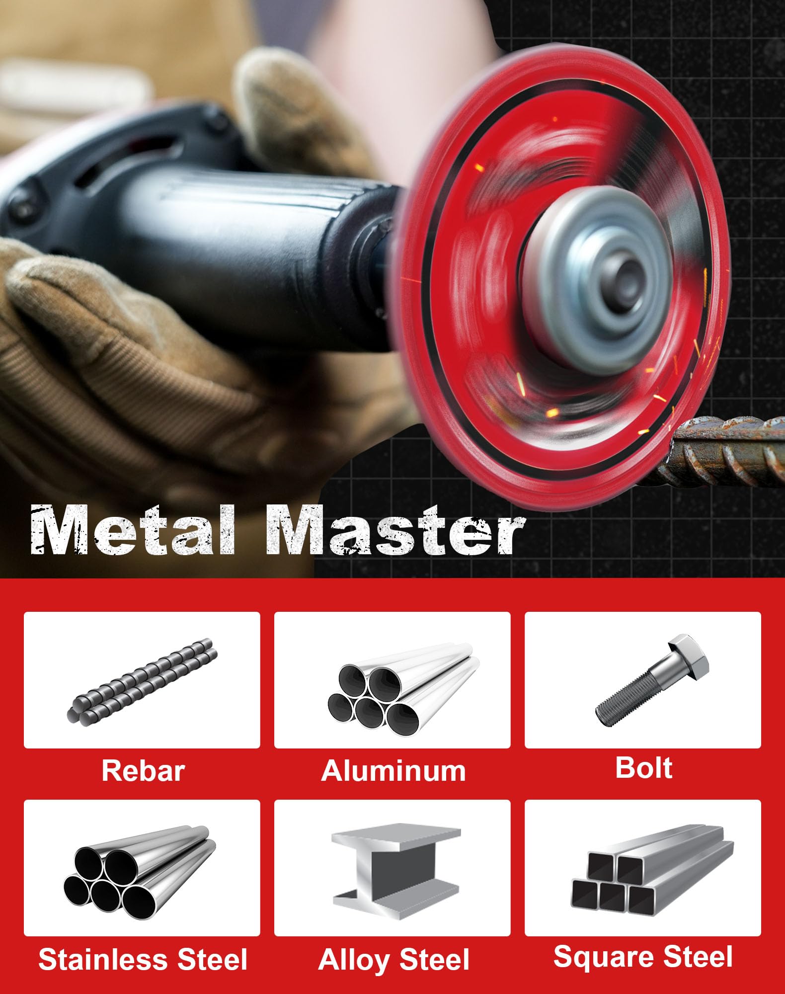 EZARC packaging illustrates a complete metal cutting solution.