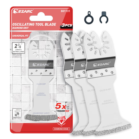 EZARC diamond oscillating blade long life for tough cutting tasks.