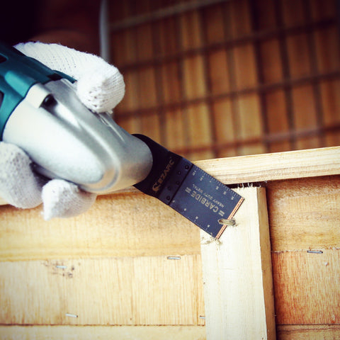 EZARC blade handles hardened nails and fiberglass with reliable control.