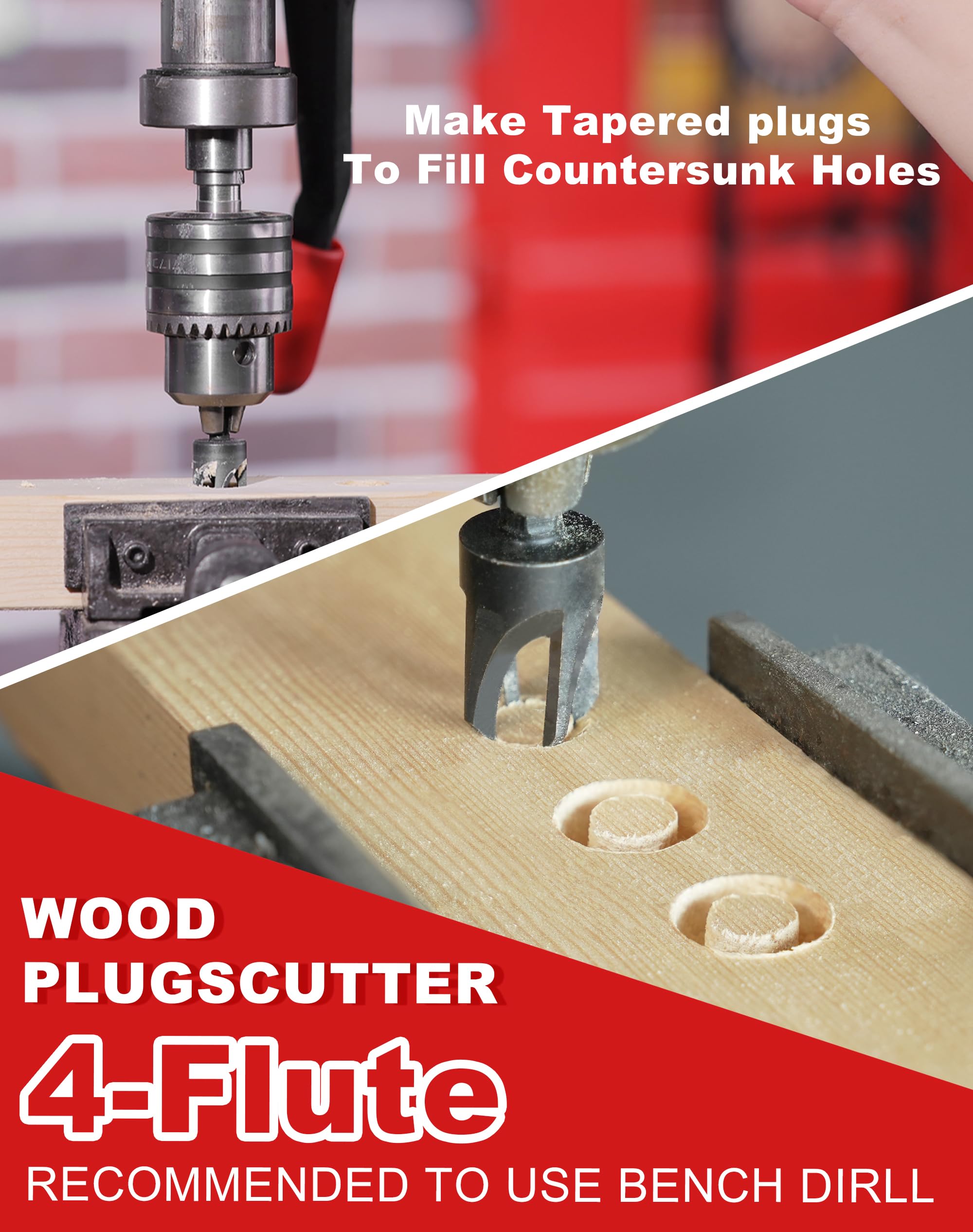 EZARC nitrided HSS countersink bits offer longer life and tougher cuts.