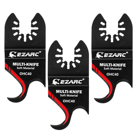 EZARC oscillating hook knife blades pack for fast, clean cuts in soft materials.