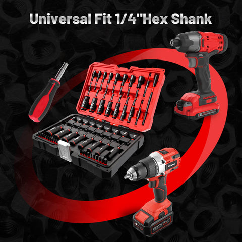 EZARC quick-connect hex shank for fast bit changes