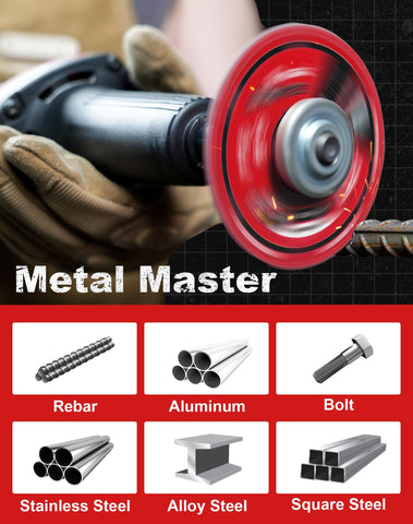 Low wear with less odor and dust; sparks come from the workpiece.
