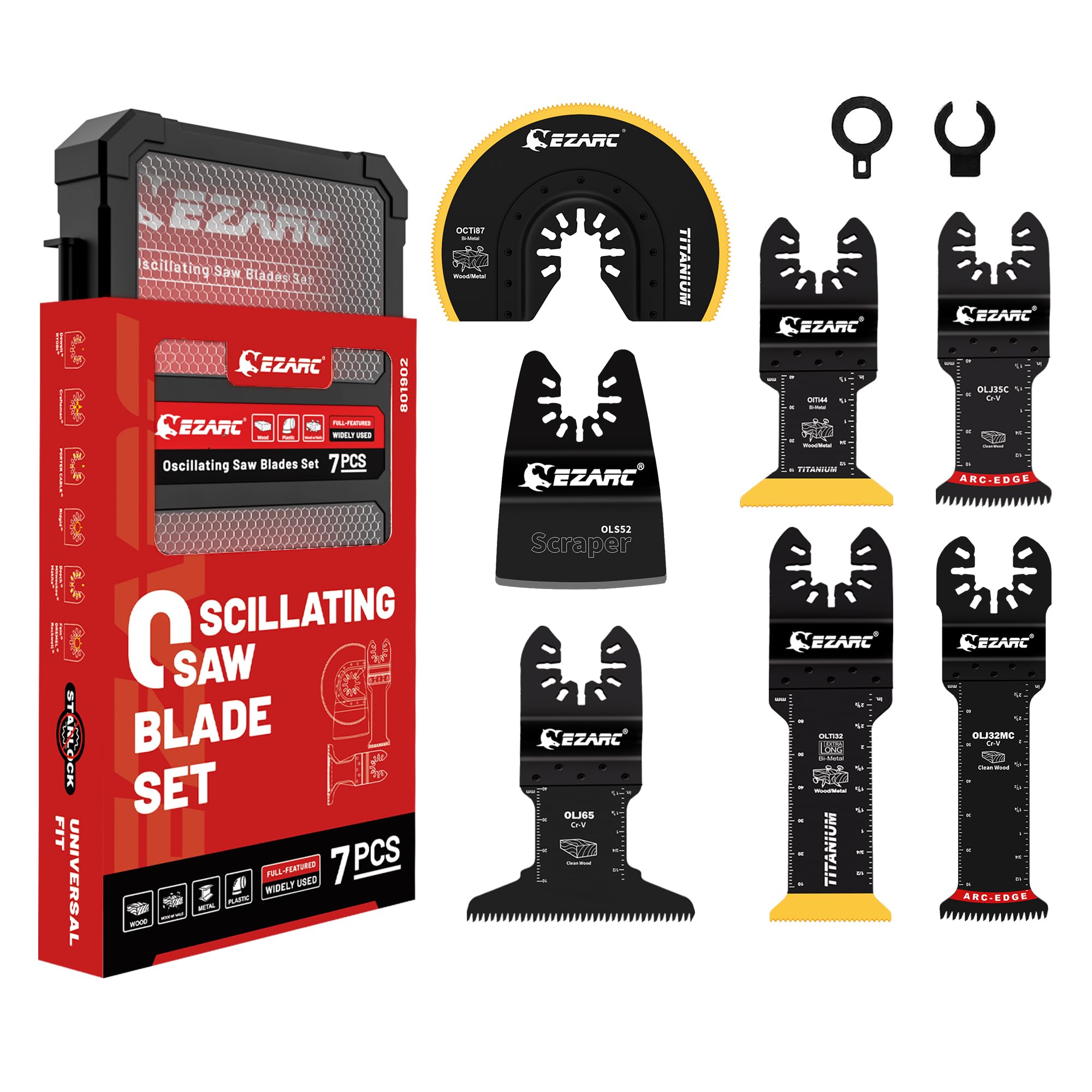 EZARC titanium-coated blade for soft metal cutting with durability and control