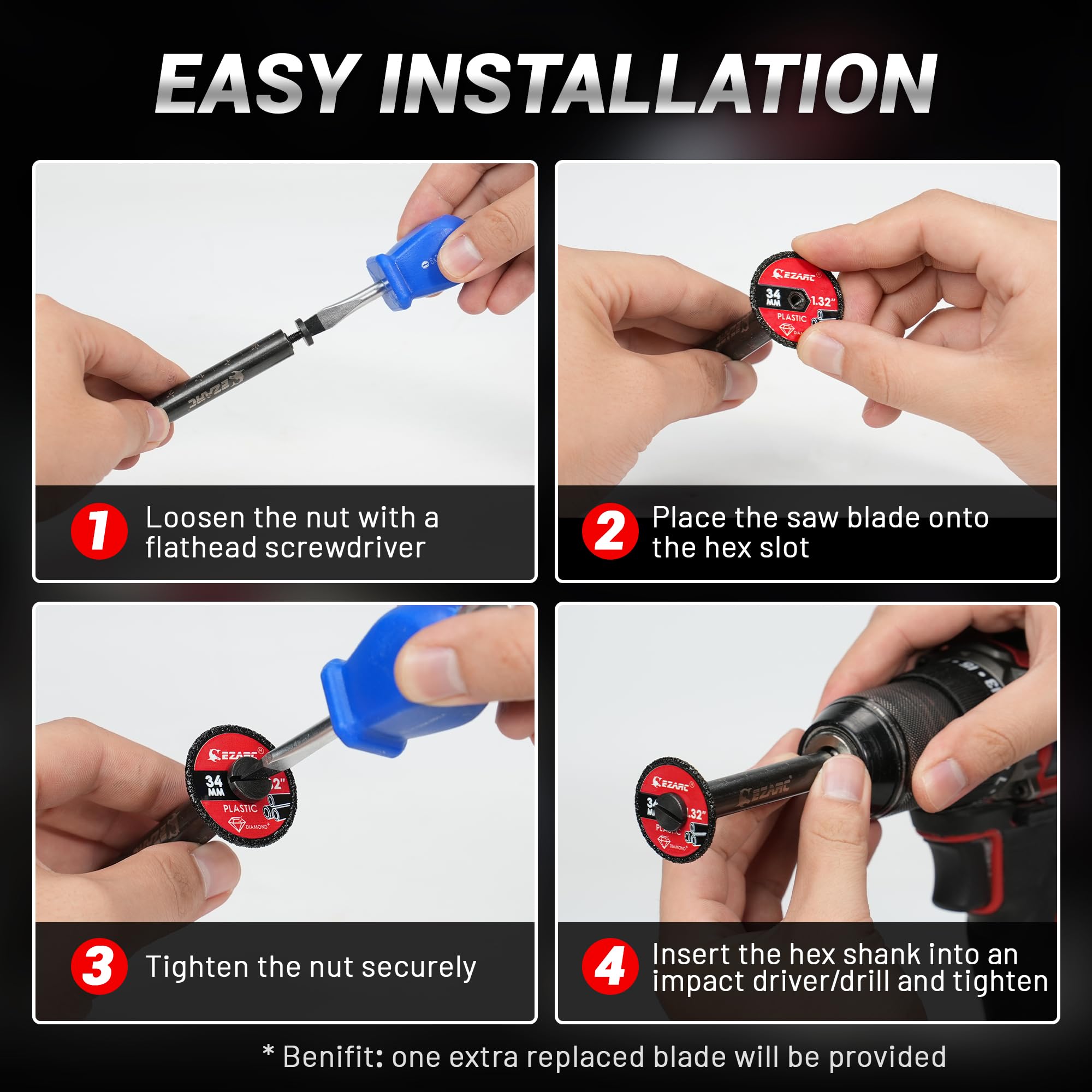 EZARC two-pack packaging for project-ready tool kit.