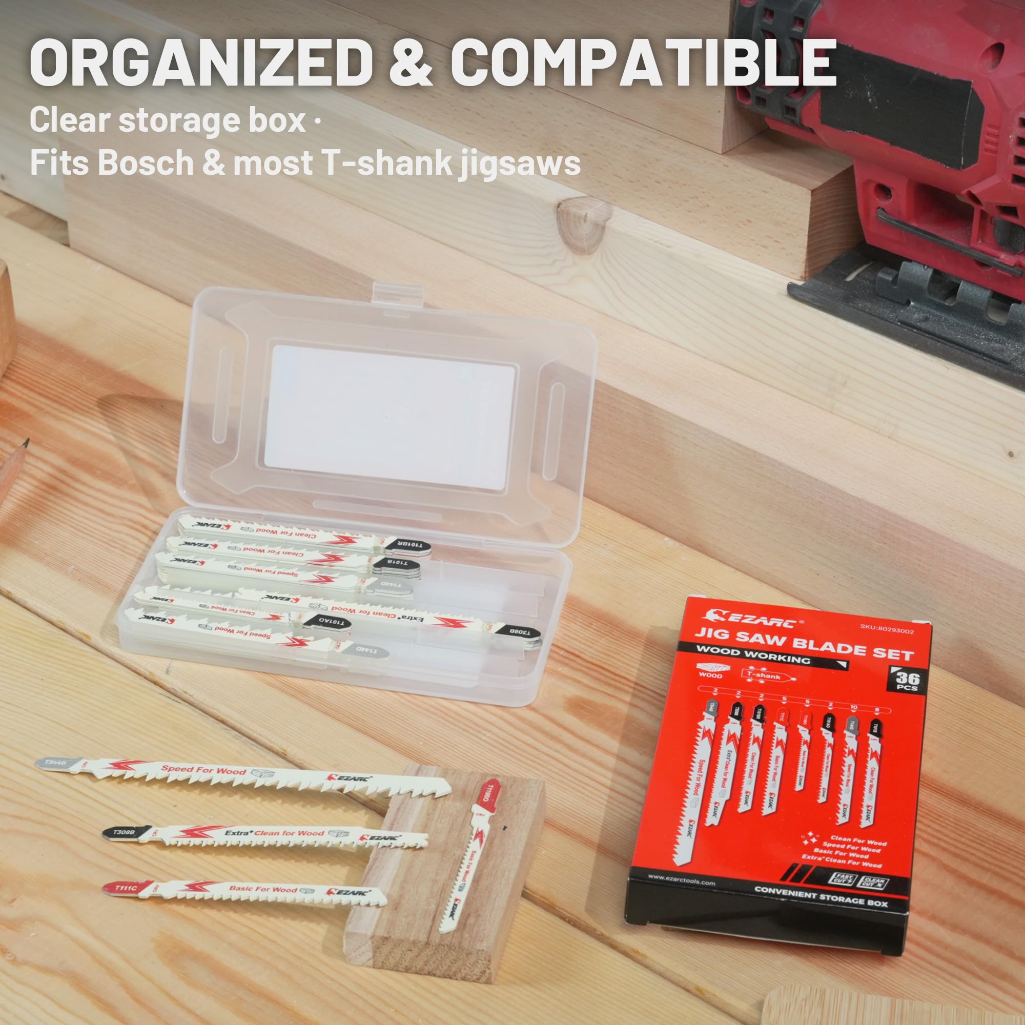 EZARC universal T-shank compatibility image highlighting brand-wide fit.