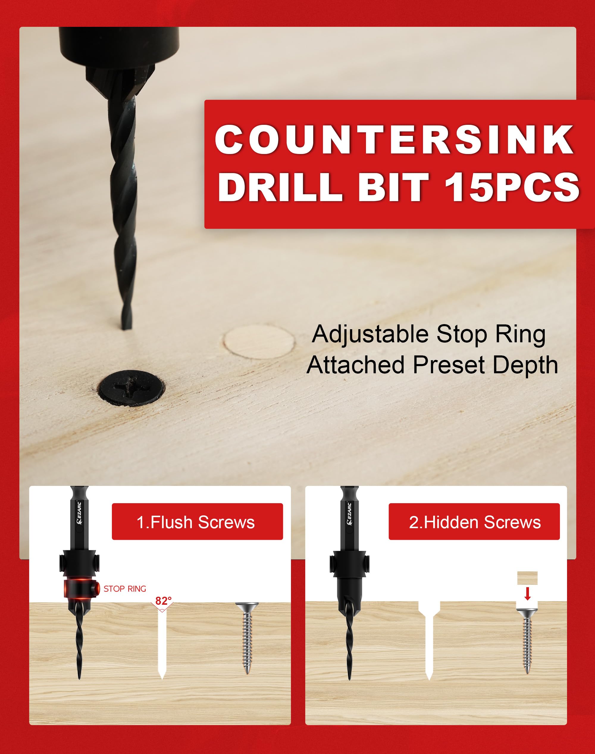 EZARC wood plug cutters enabling precise plug creation for a seamless finish.