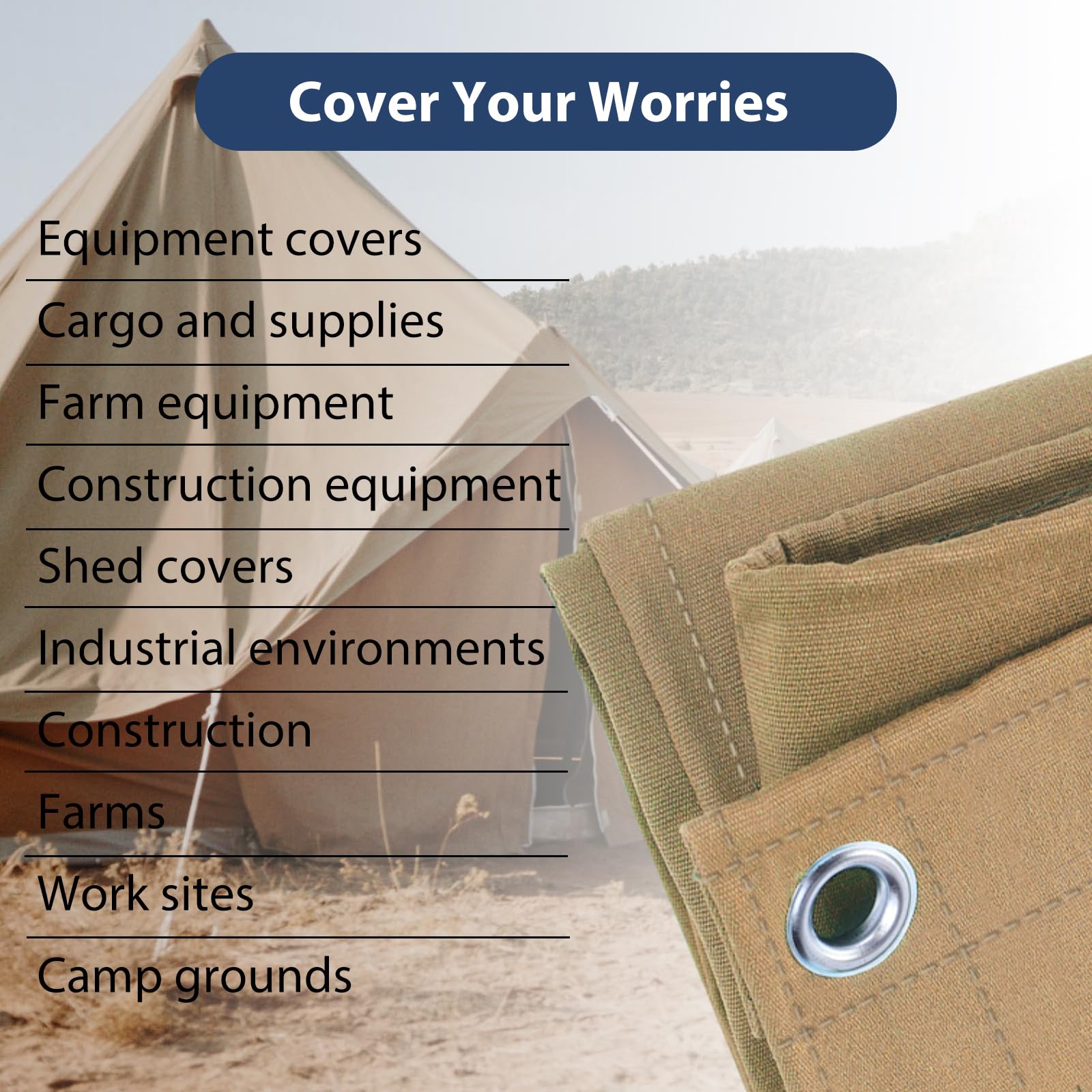 Versatile indoor use as drop cloth or floor protection.