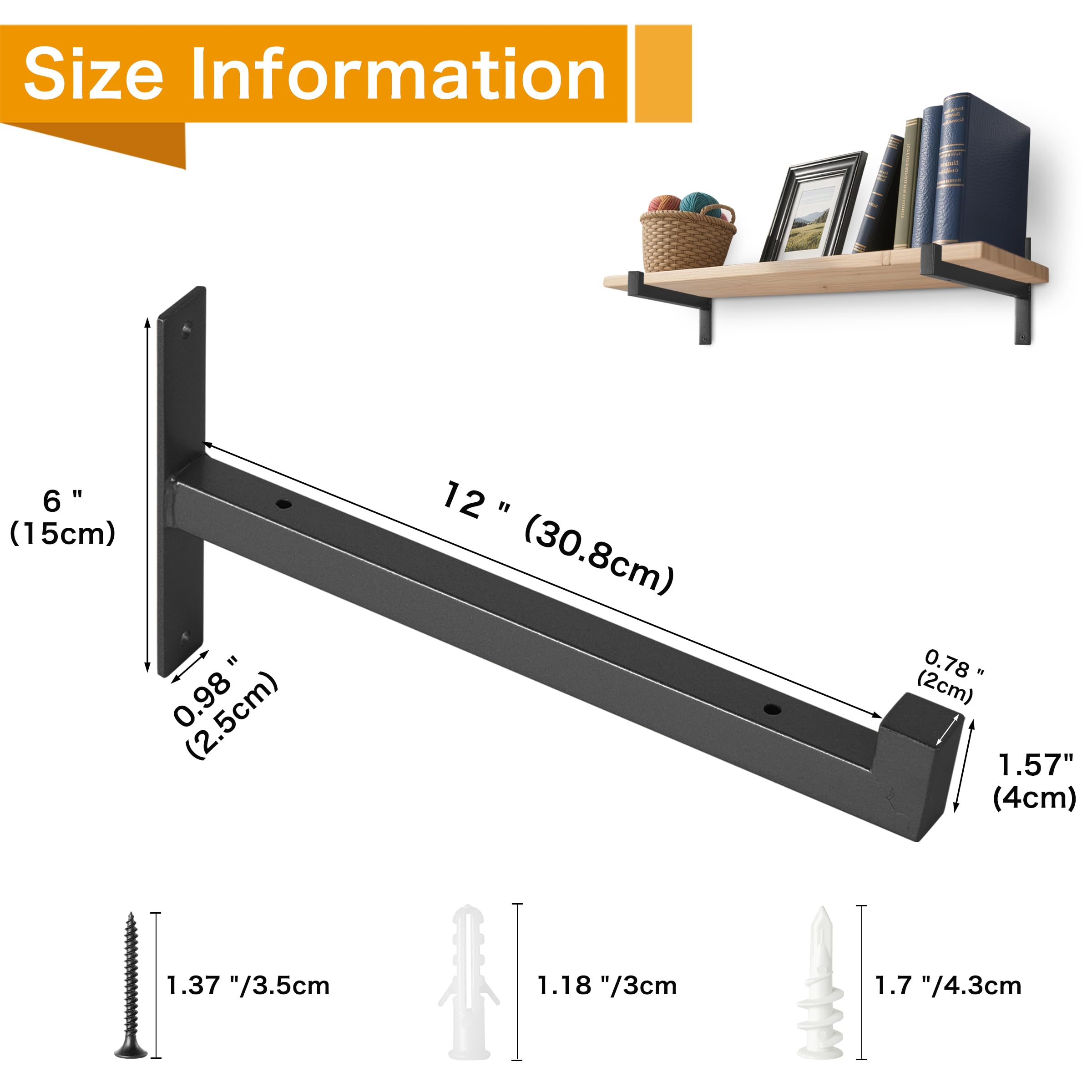 Galvanized steel with black powder coat for durable shelving from EZYDECOR.