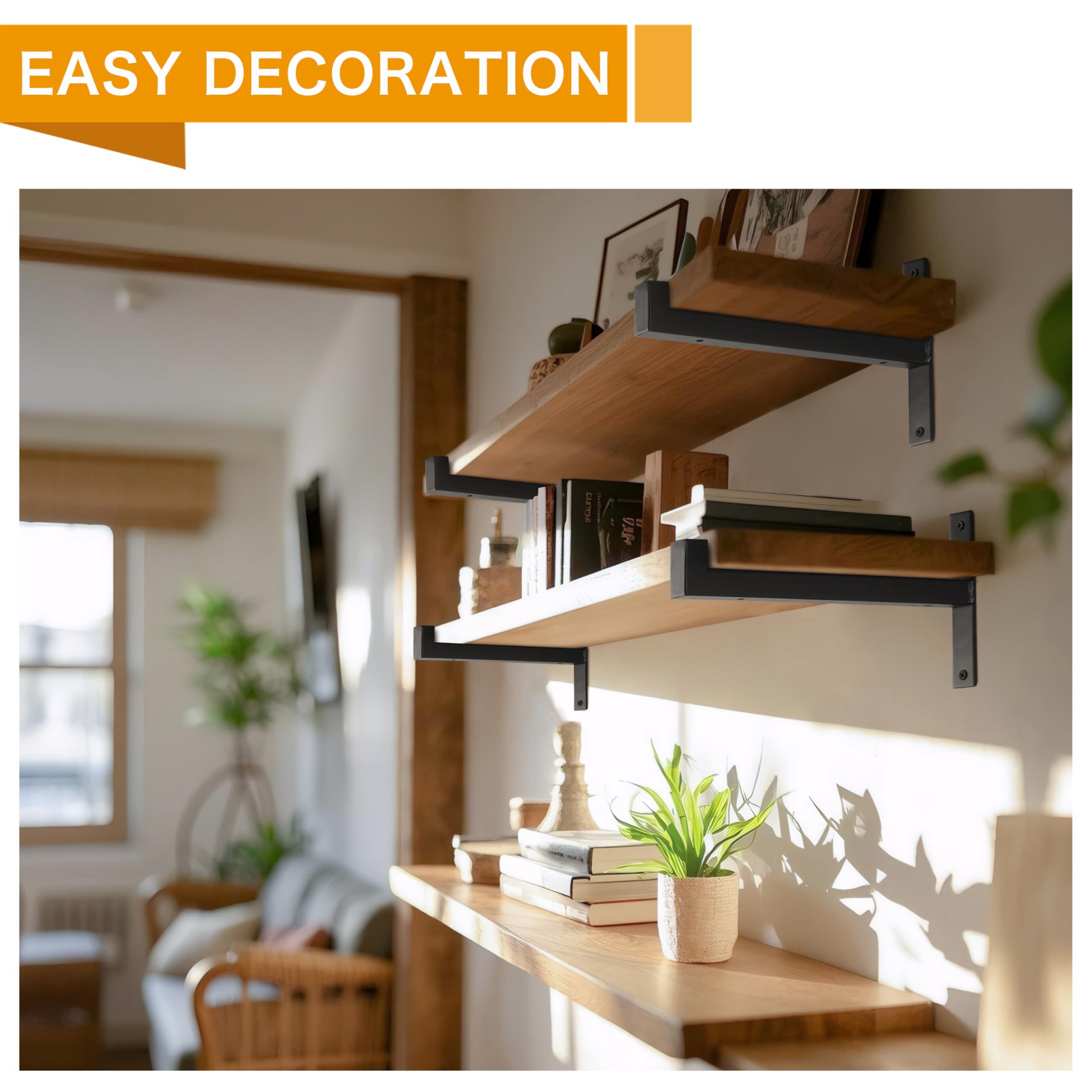 Lipped design helps keep items secure on pantry shelves.