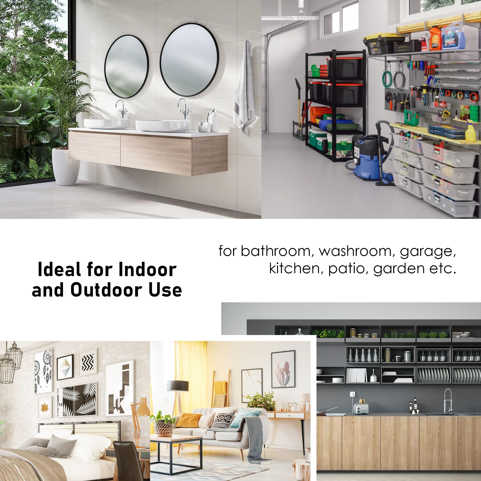 Ezeefonk 30in mounting system provides a clean, secure hanging solution.