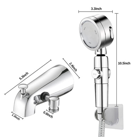 EZEXPREZE wall bracket with adhesive patch enables no-drill installation.