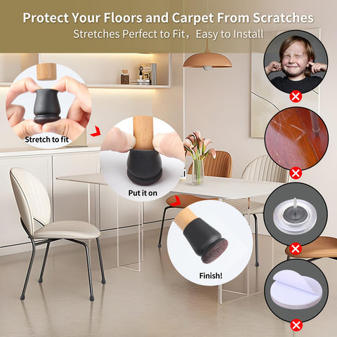 Ezprotekt floor protection in action reducing noise and wear.