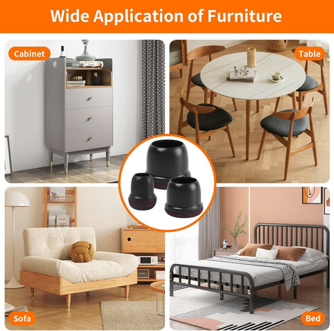Ezprotekt furniture feet pads prevent scratches and enable smooth movement
