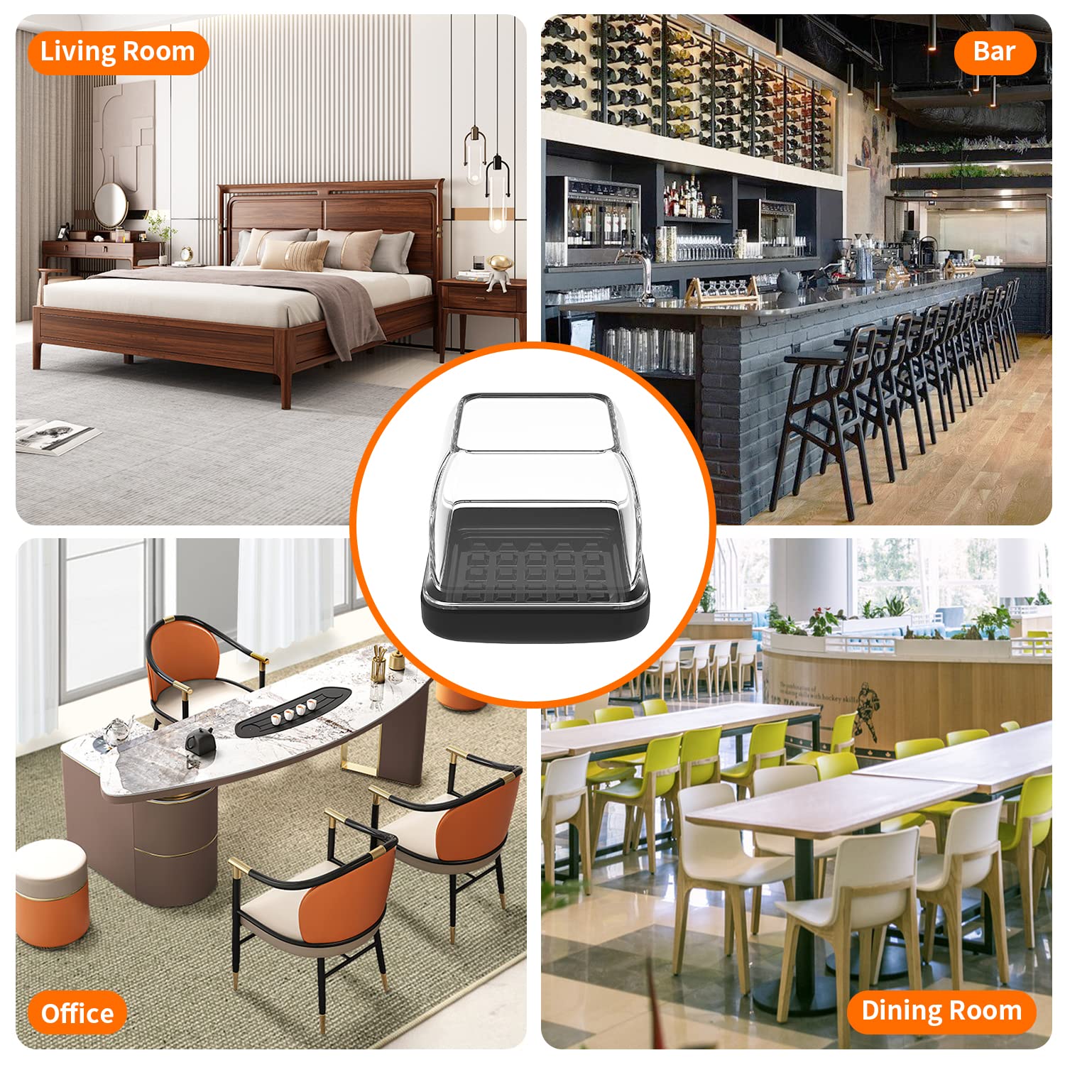 Ezprotekt pads fit most legs for dining chairs and tables.