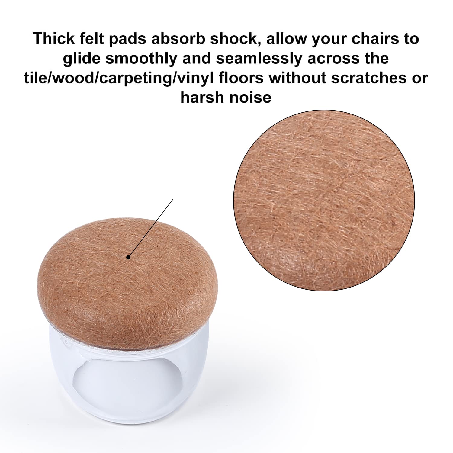Ezprotekt patio dining chair leg protectors shield floors in outdoor spaces