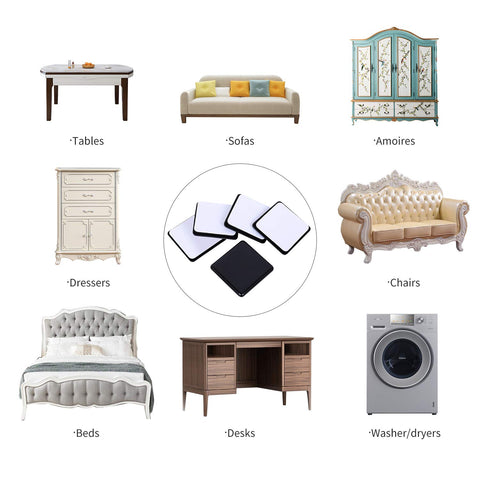 Sofa and table moved effortlessly on carpet with Ezprotekt