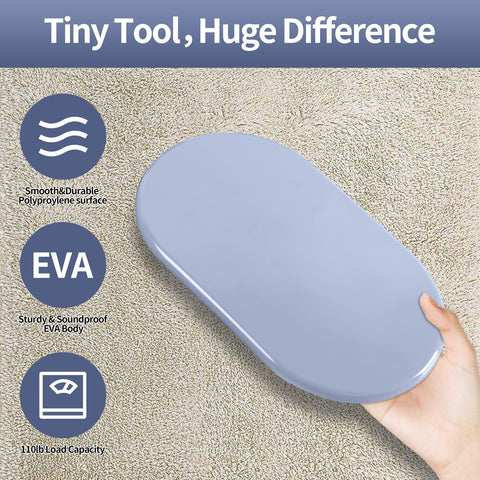 Ezprotekt desk-mover sliders help relocate desks on carpet or hard floors.