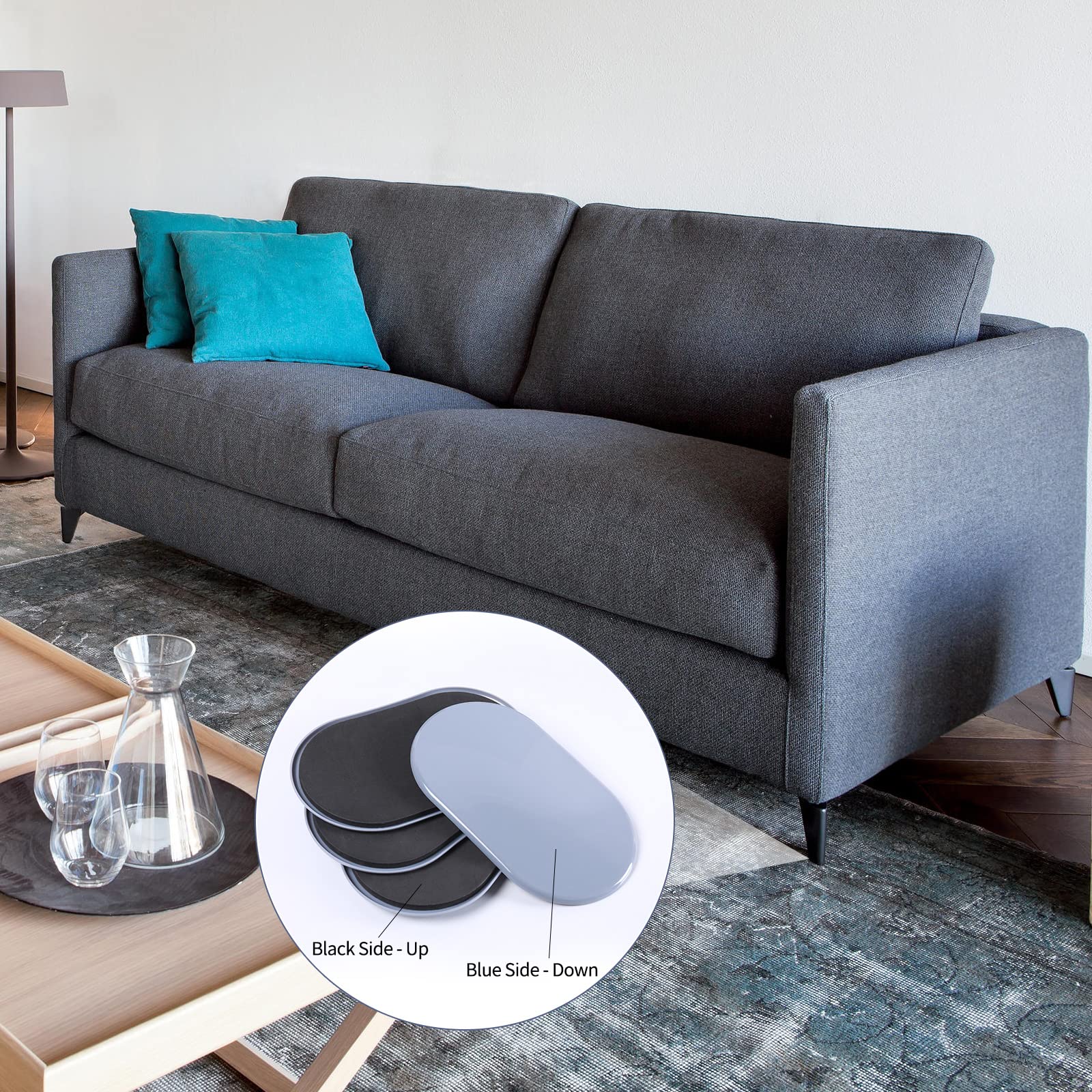 Ezprotekt dining-table-mover slider protects floors while easily shifting heavy tables.