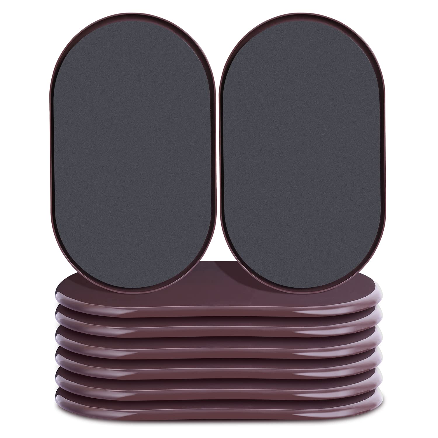 Ezprotekt reusable furniture sliders on carpet with oval design for easy movement of heavy items