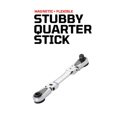 EZRED Micro Combo Ratchet with 180-degree flexible heads for hard-to-reach spots.