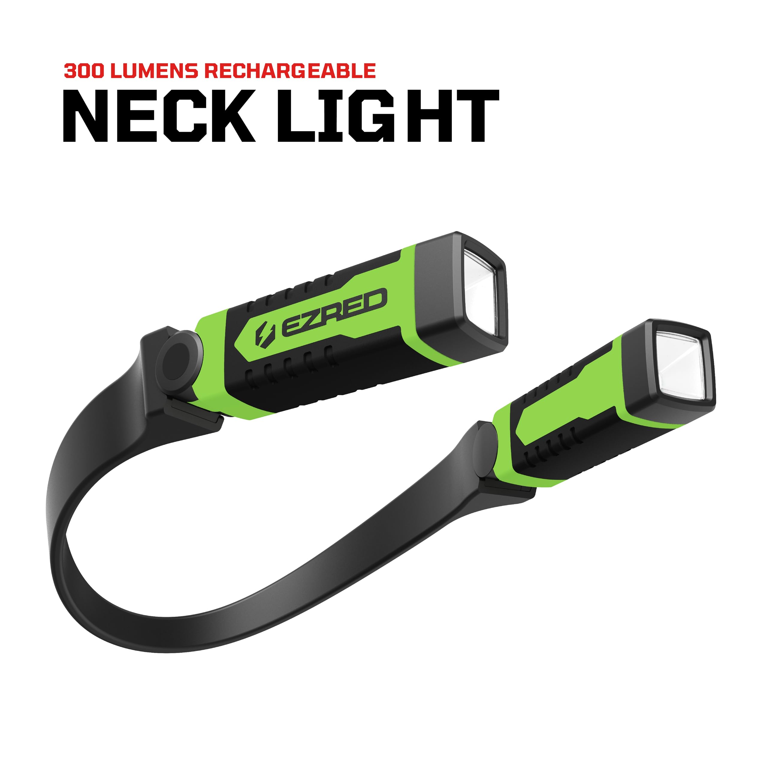 EZRED Anywear neck light dual beams adjustable up to 90 degrees for versatile lighting