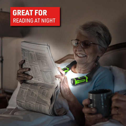 EZRED Anywear neck light charging via USB with included Y-cable