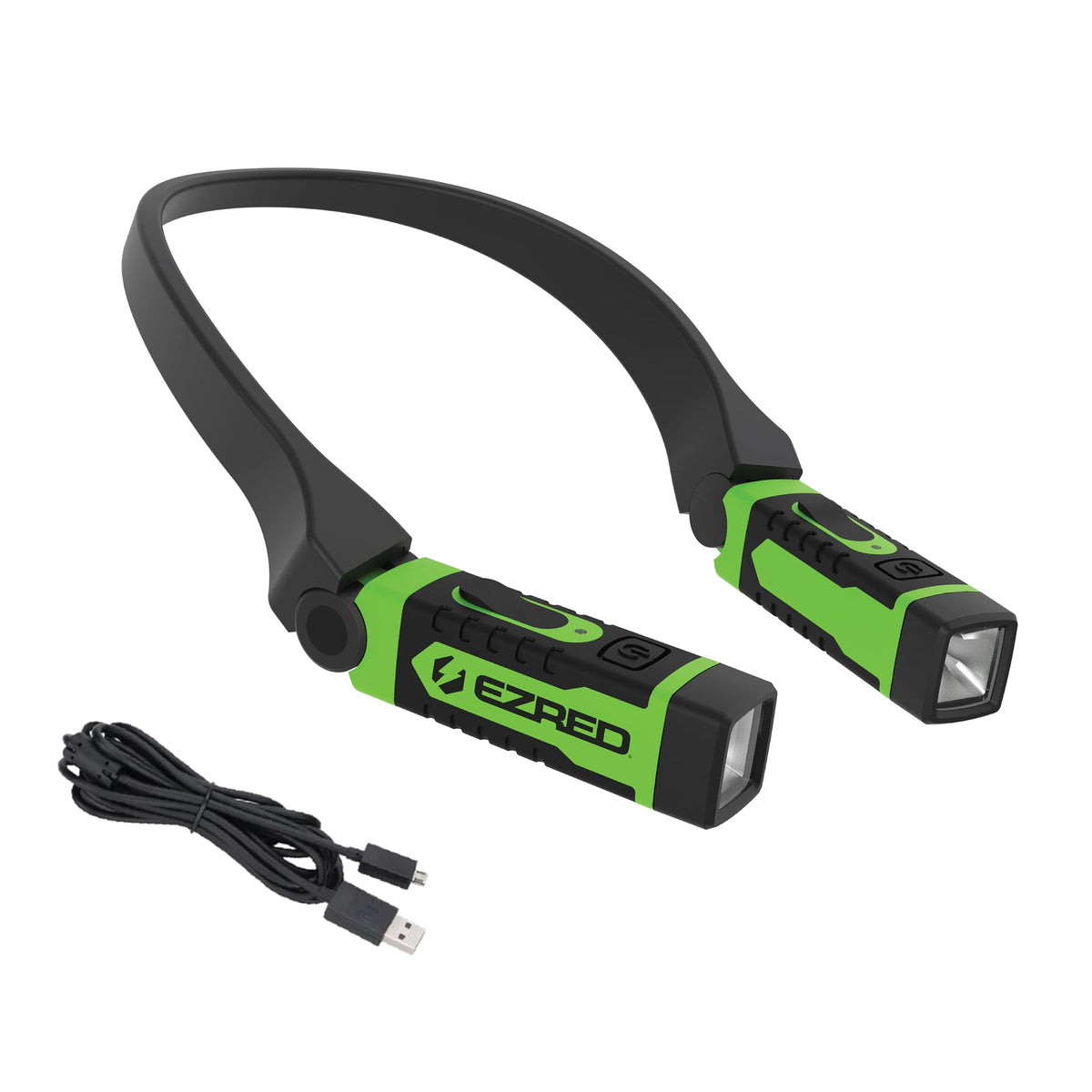 EZRED Anywear neck light worn comfortably for hands-free illumination while working