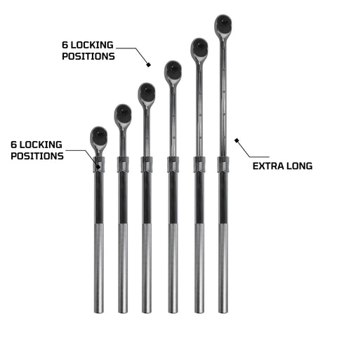 EZRED in-use ratchet on a job site showing extended reach