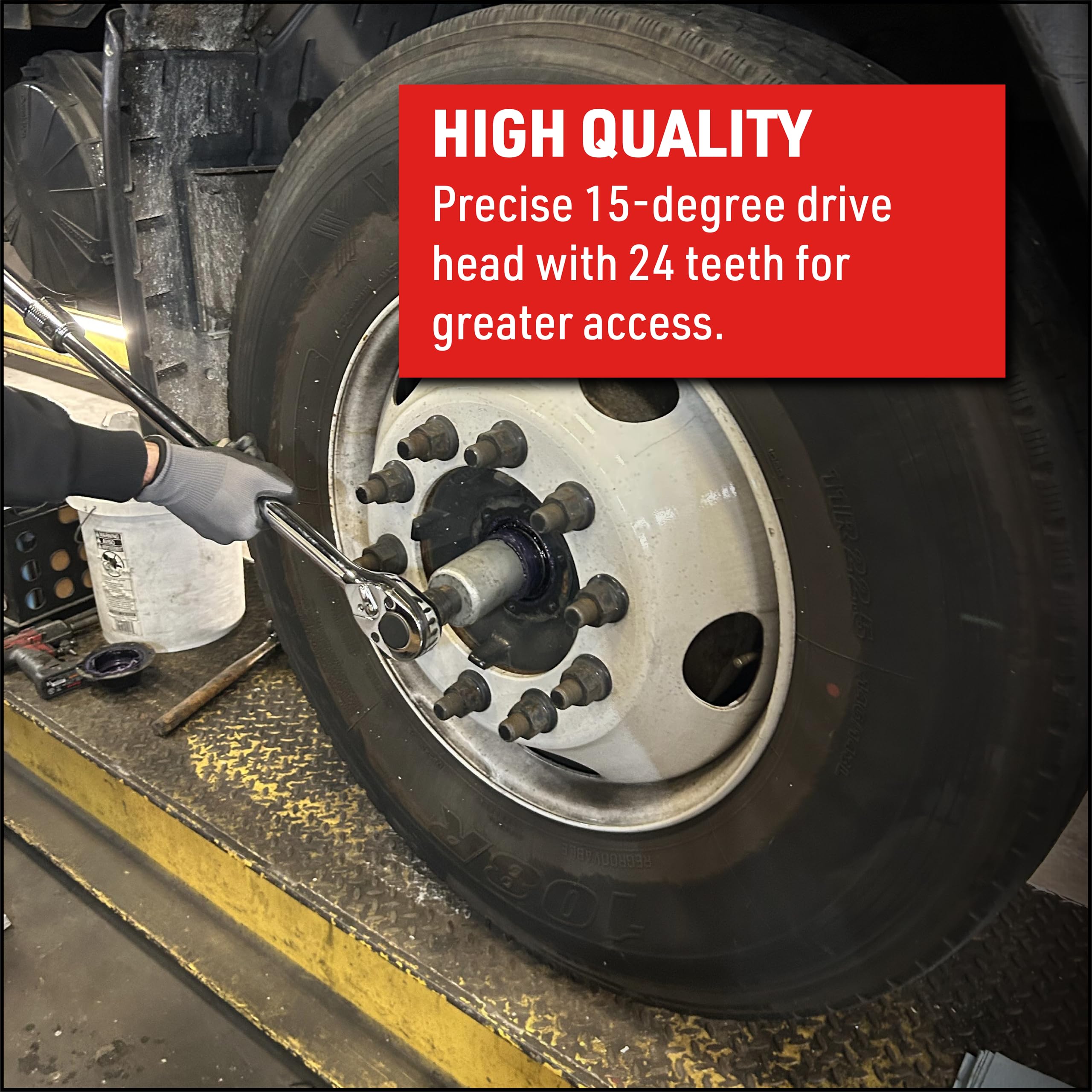 EZRED knurled non-slip grip for secure torque control