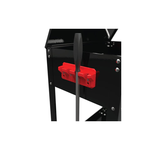 EZRED magnetic hold keeps pry bars secure during tasks.