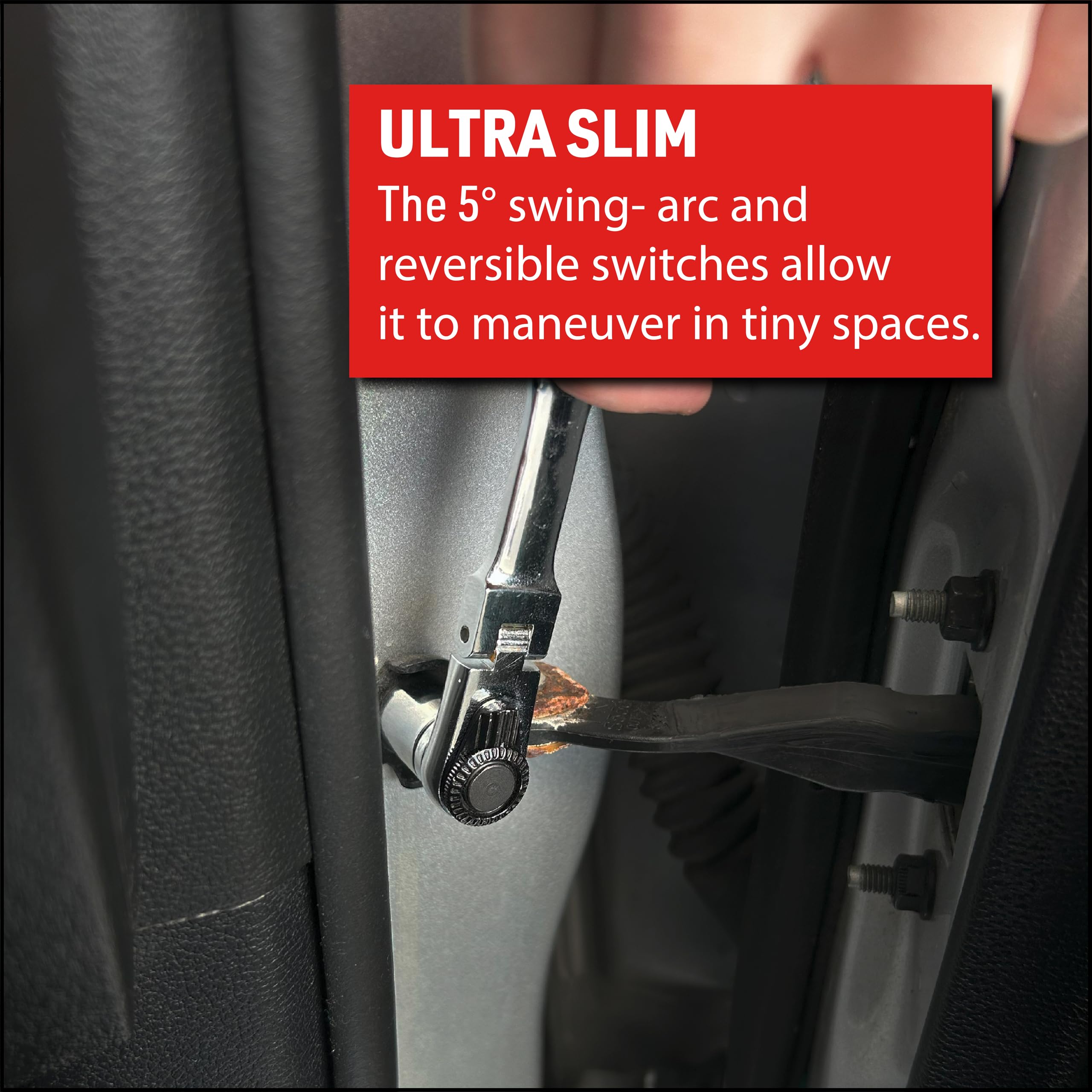 EZRED Micro Combo Ratchet reversible switch for quick direction changes.