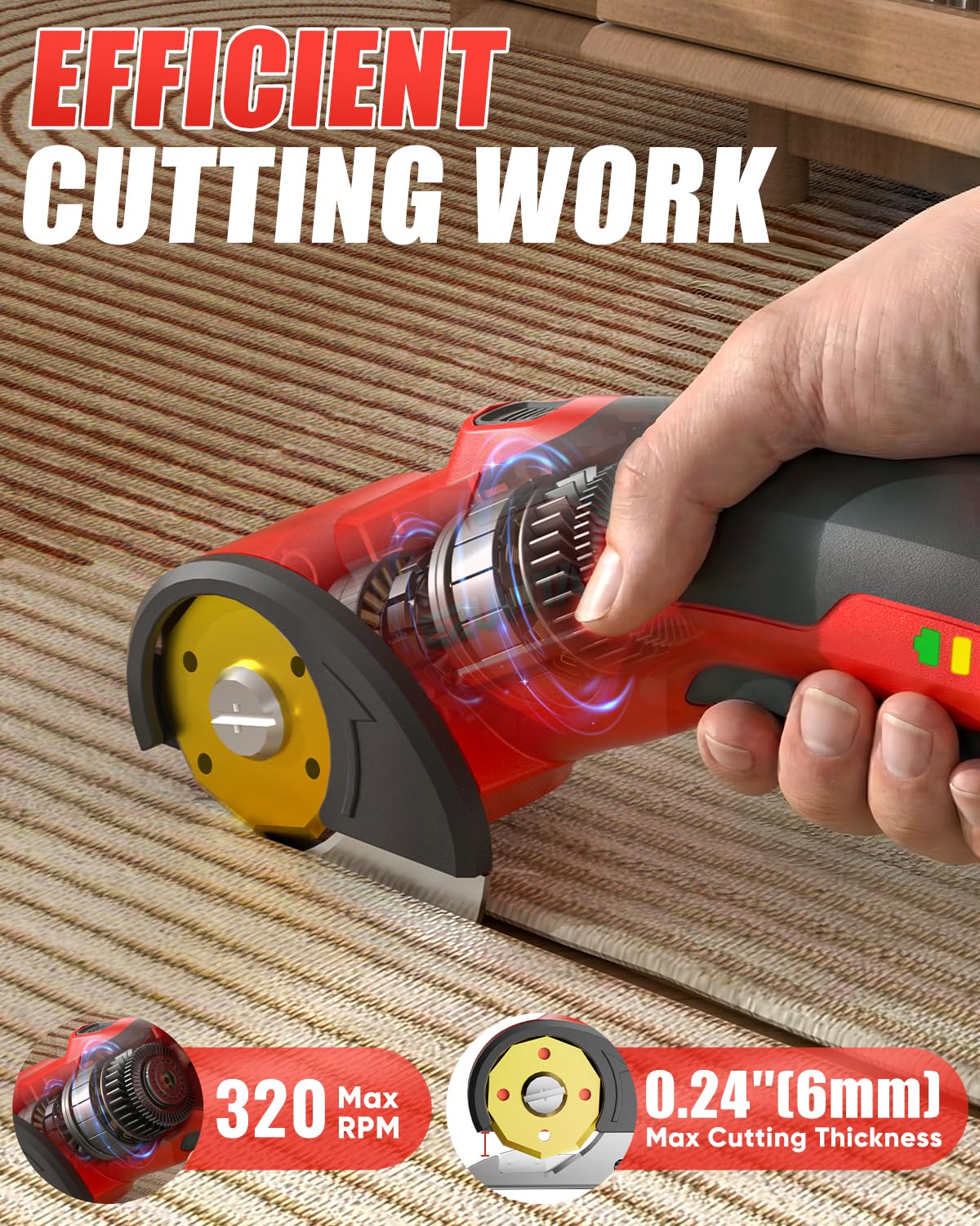 EZUVITA titanium-coated blade delivers clean cuts with long-lasting sharpness