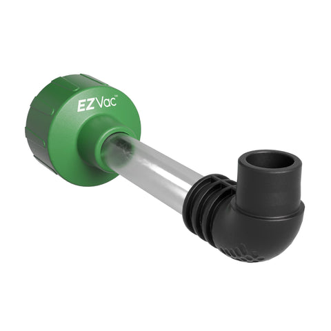 EZVAC easy-grip design helps steady setup during maintenance.
