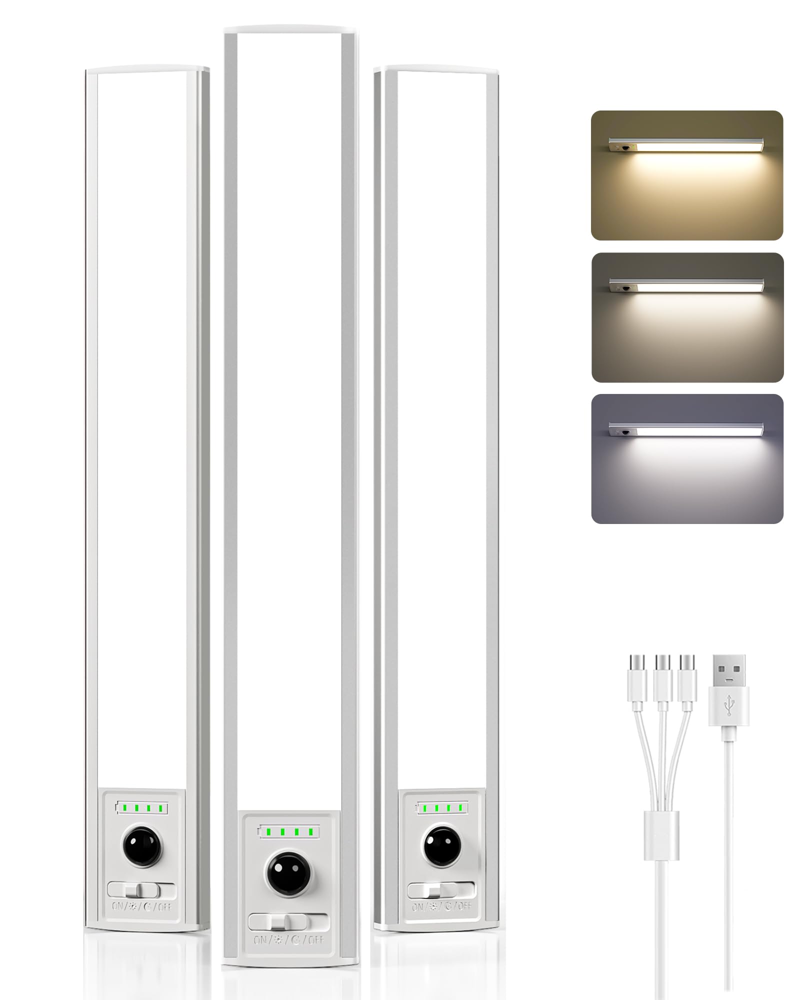EZVALO 12-inch under-cabinet lighting, wireless and easy to install for kitchens.