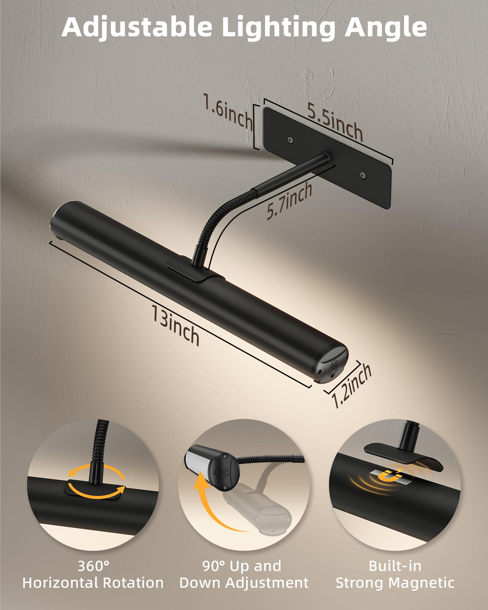 EZVALO rotatable bracket directs beam precisely to artwork