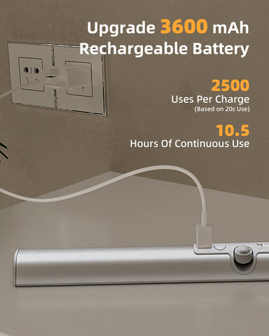EZVALO 150 lm dimmable output ideal for subtle night lighting.