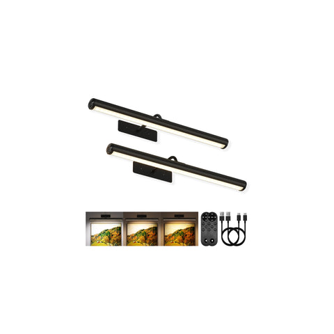 EZVALO 16in picture light on wall with cordless remote for art illumination