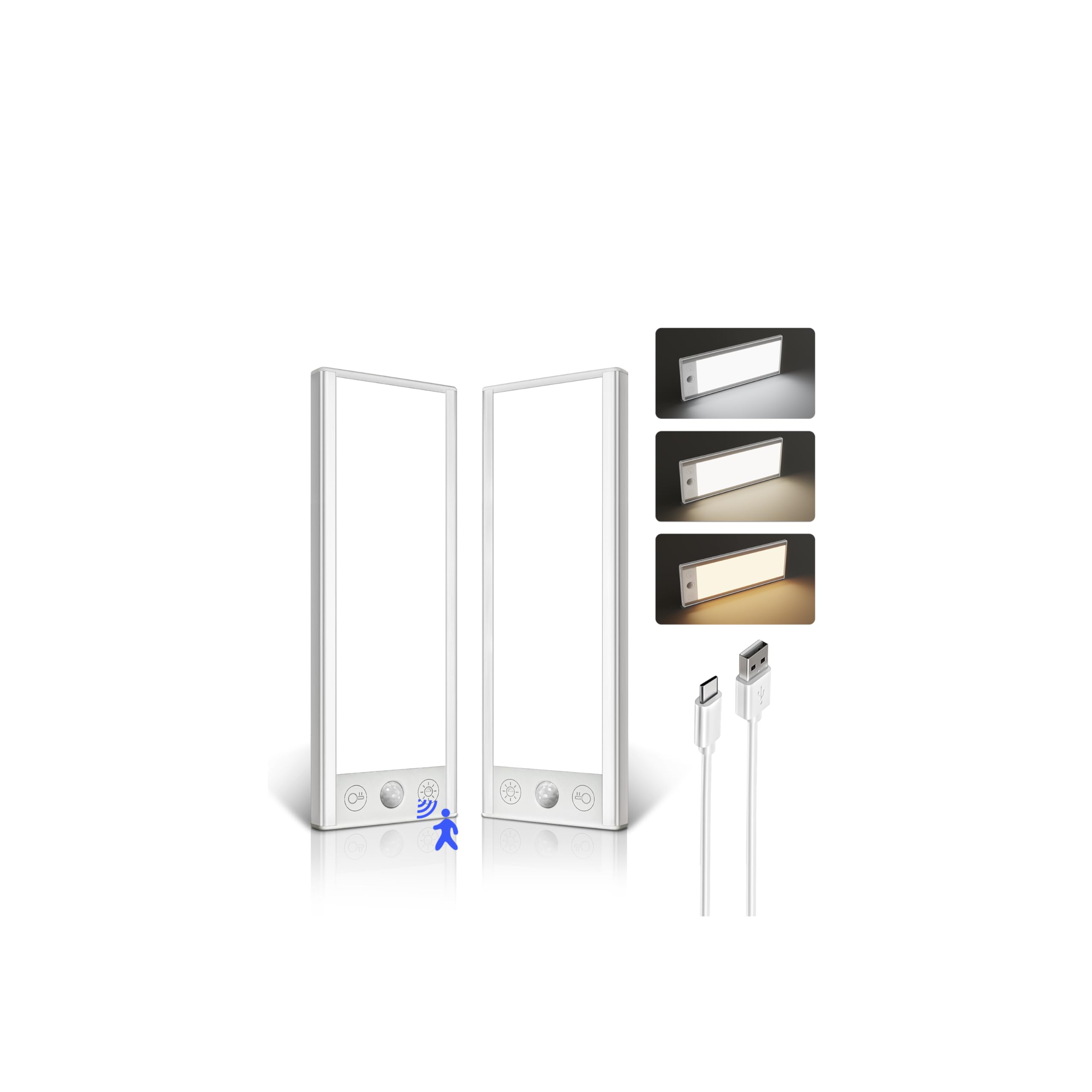 EZVALO 2Pack under-cabinet lighting provides bright, adjustable warmth for kitchen tasks.