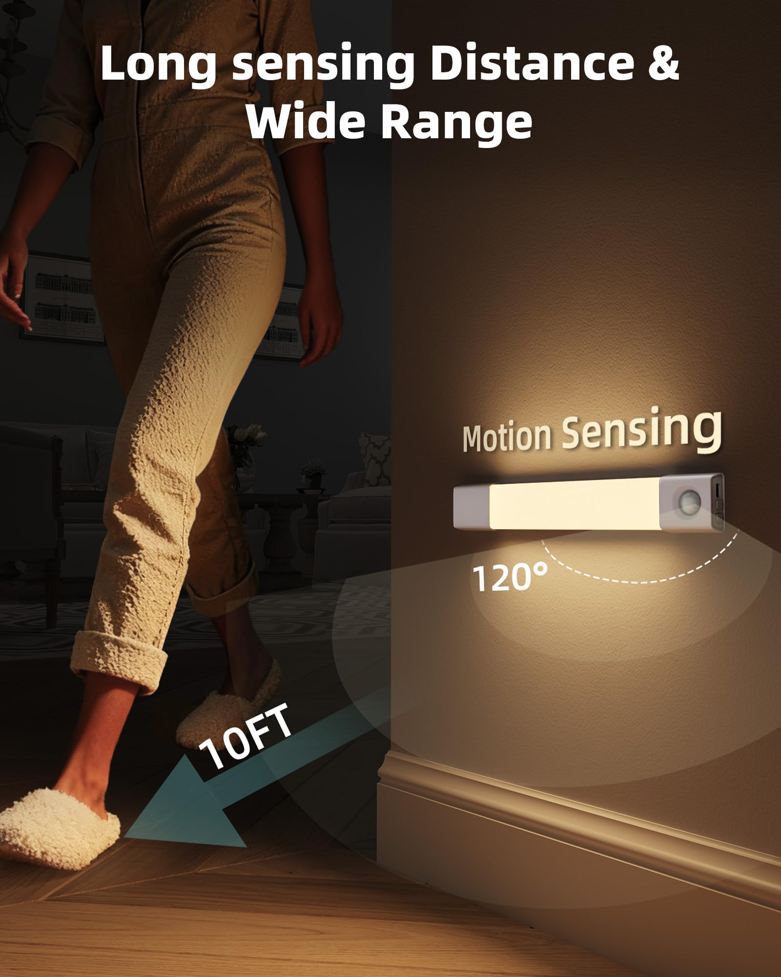 EZVALO adjustable color temperature controls for warm, natural, or cool light