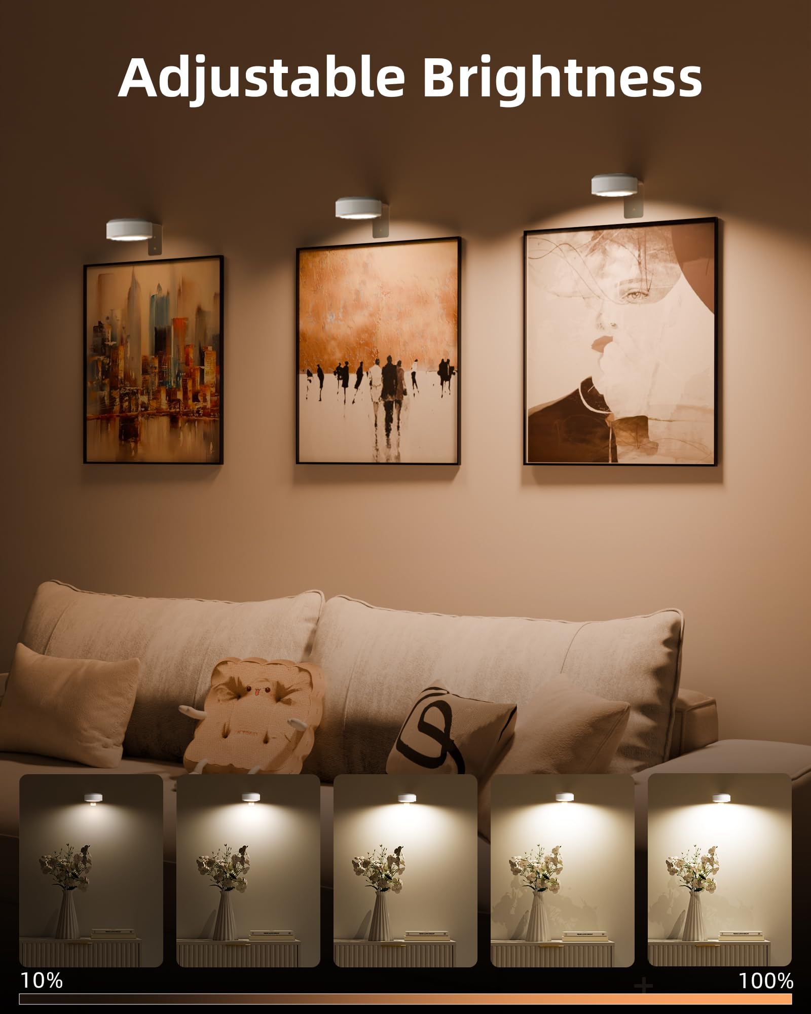 EZVALO 3-pack frame lights ready to highlight multiple displays