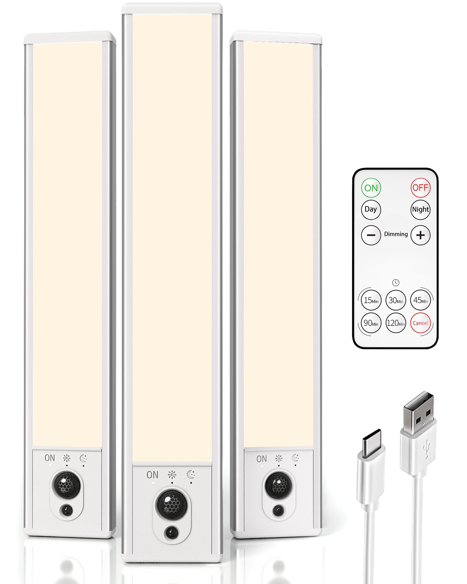 EZVALO 3-pack under-cabinet light provides bright, hands-free illumination for kitchens.
