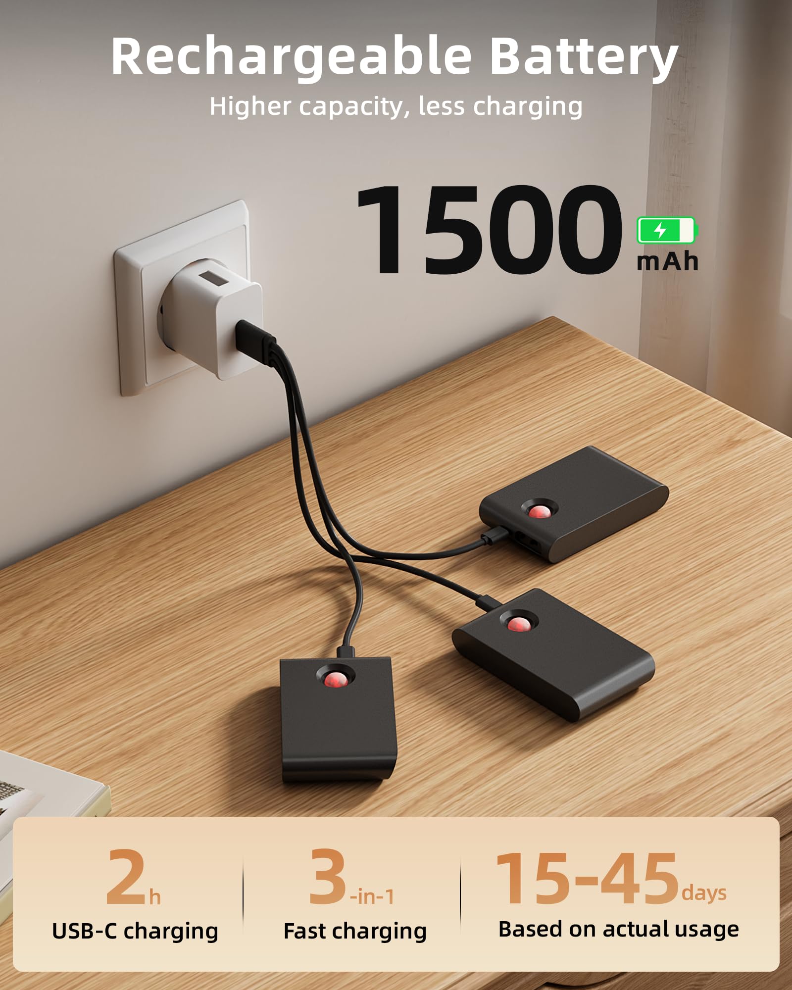 EZVALO 3000K soft white illumination provides warm, glare-free light