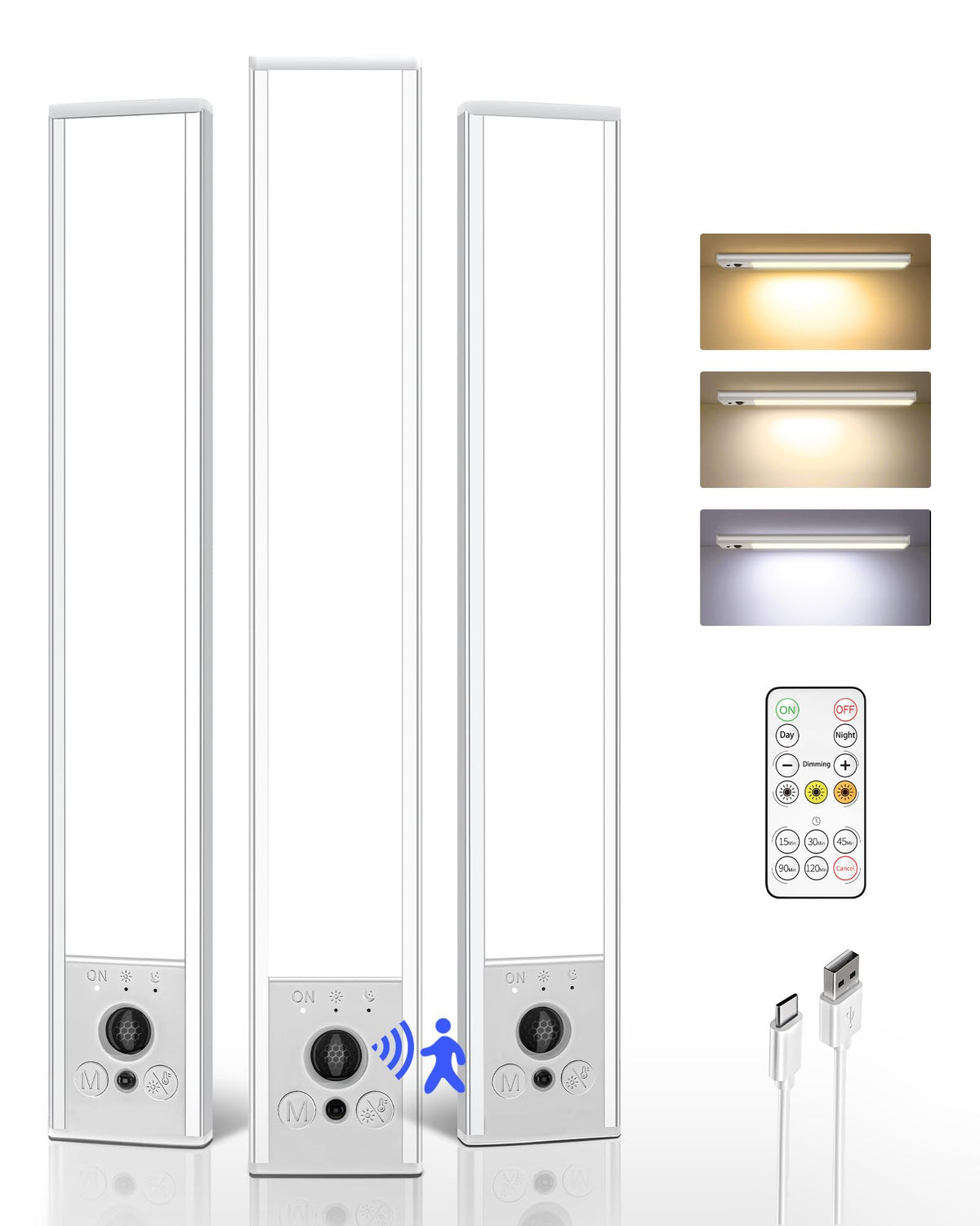 EZVALO under-cabinet light with magnetic mount enables quick, tool-free installation.