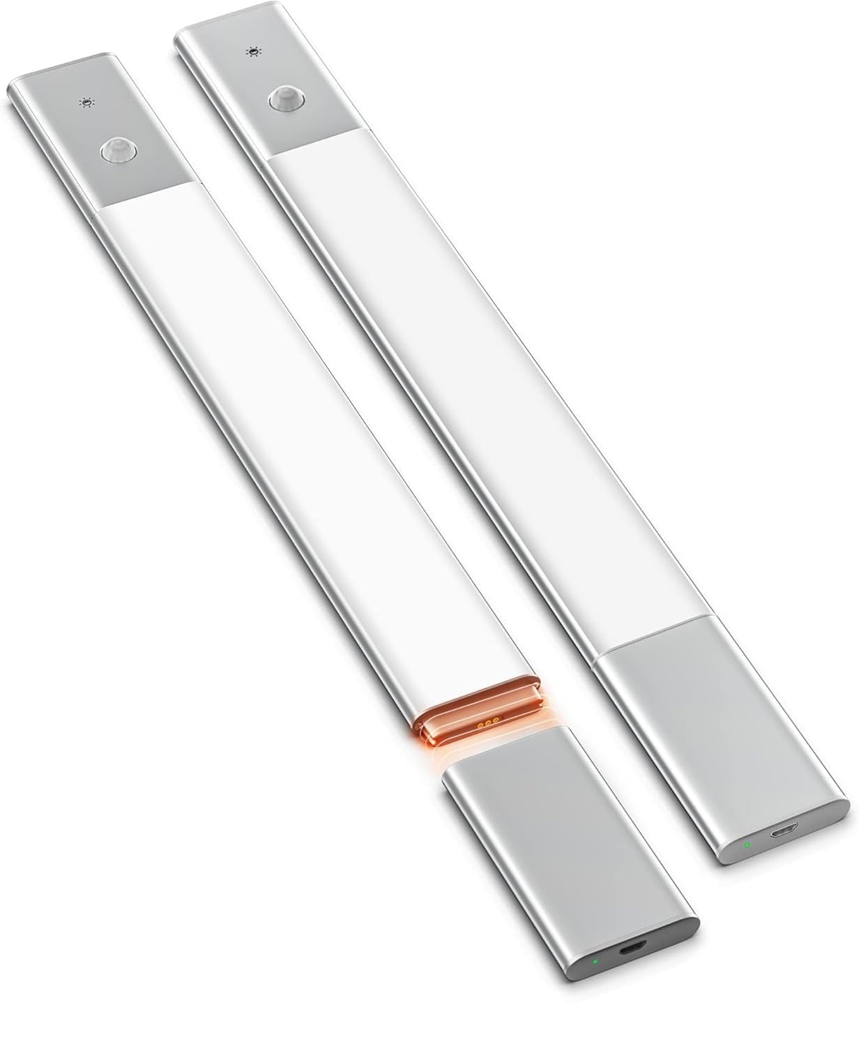 EZVALO 48 LED under-cabinet light with magnetic back for easy mounting.