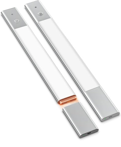 EZVALO 48 LED under-cabinet light with magnetic back for easy mounting.